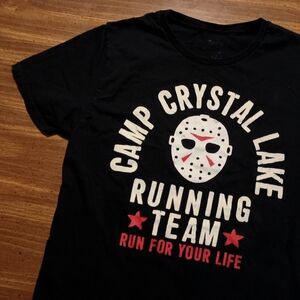 FRIDAY THE 13TH T-SHIRT - Small // Funny Jason Camp Crystal Lake Running Team